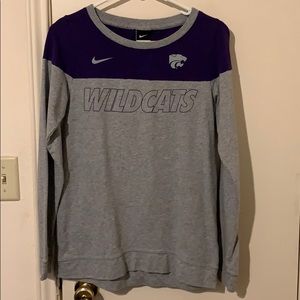 Nike Kansas State Wildcats Long Sleeve Sweatshirt